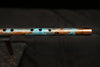 Copper Flute #0102 in Turquoise Ocean | Low C