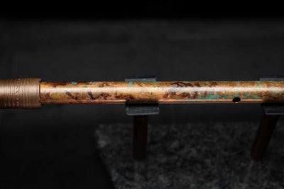 Low D Copper Flute #LDC0019 in Copper Desert