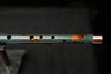 Low D Copper Flute #LDC0036 in Turquoise Burl
