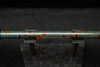 Low D Copper Flute #LDC0036 in Turquoise Burl