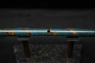 Low D Copper Flute #LDC0039 in Turquoise Reef