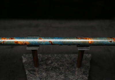 Low D Copper Flute #LDC0041 in Forest Flame