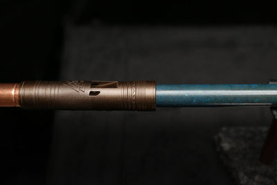 Low C Copper Flute #0113 in Dark Ocean Tide