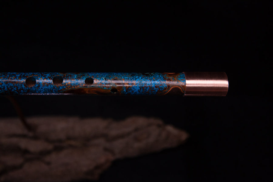 Copper Flute #0040 in Fire & Ice | Low C