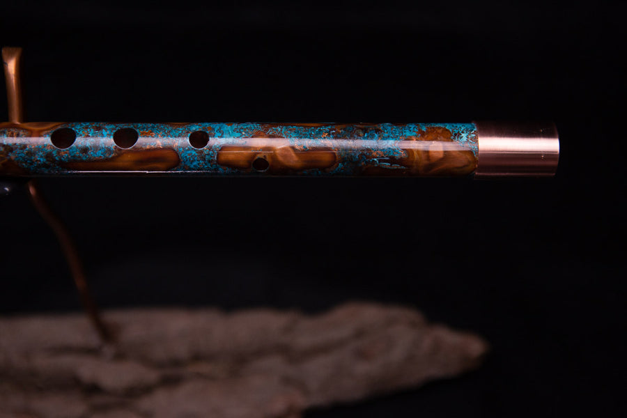 Copper Flute #0051 in Arctic Burl | Low C