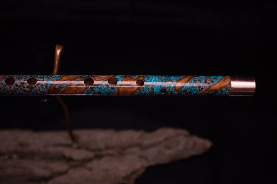 Copper Flute #0053 in Arctic Burl | Low C