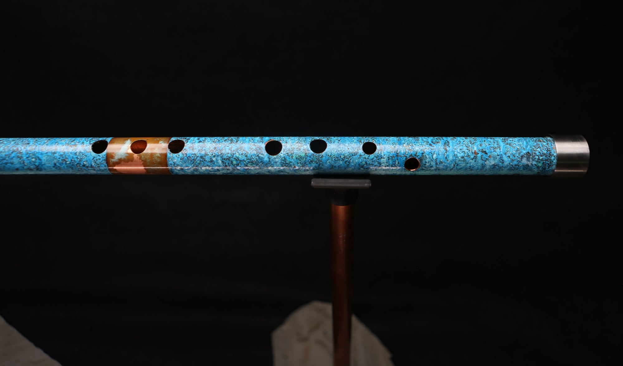 Copper Flute #0075 in Ocean Skyline | Low C