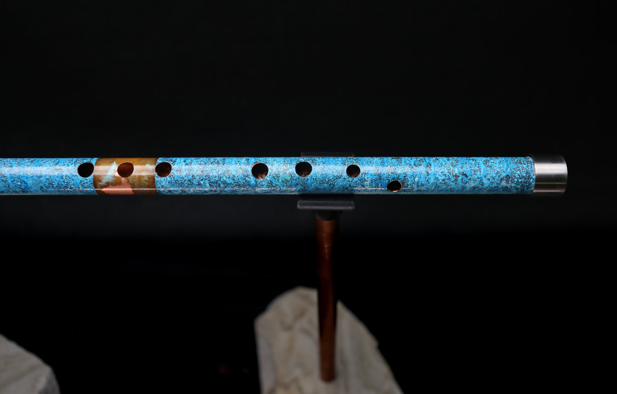 Copper Flute #0075 in Ocean Skyline | Low C