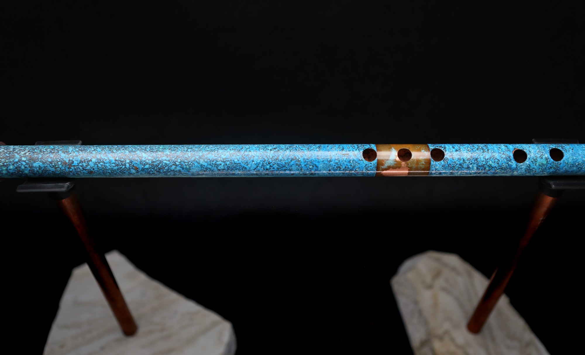 Copper Flute #0075 in Ocean Skyline | Low C