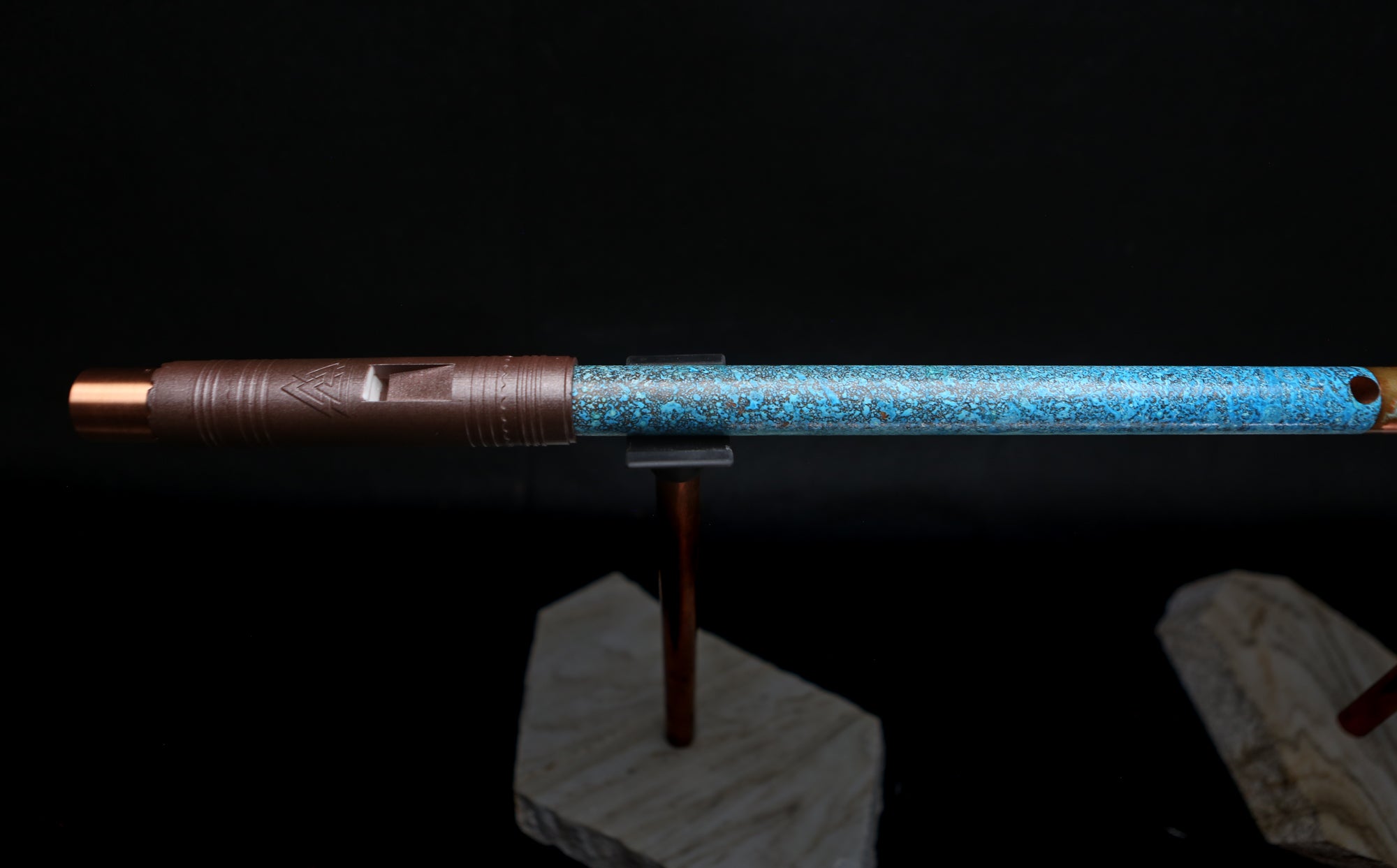 Copper Flute #0075 in Ocean Skyline | Low C