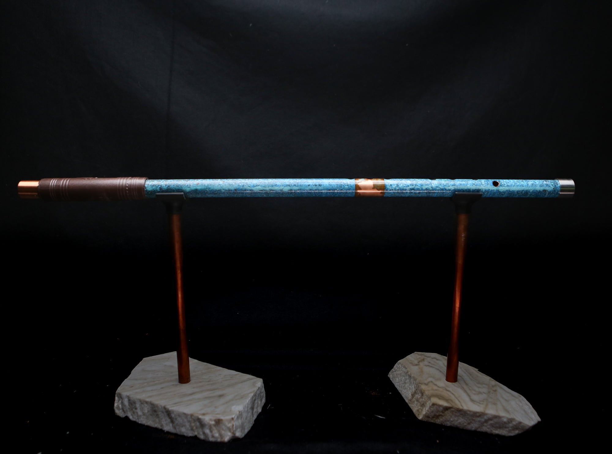 Copper Flute #0075 in Ocean Skyline | Low C