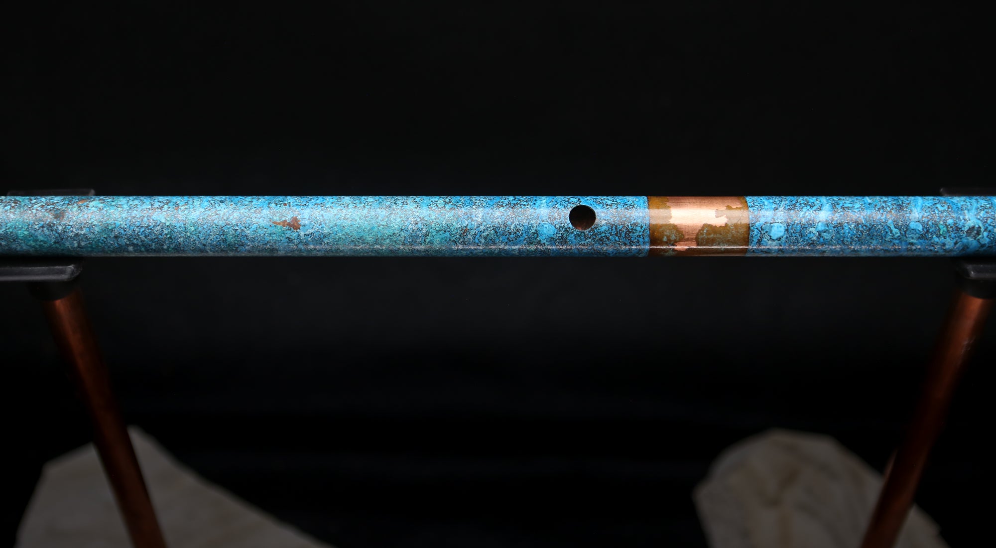 Copper Flute #0075 in Ocean Skyline | Low C