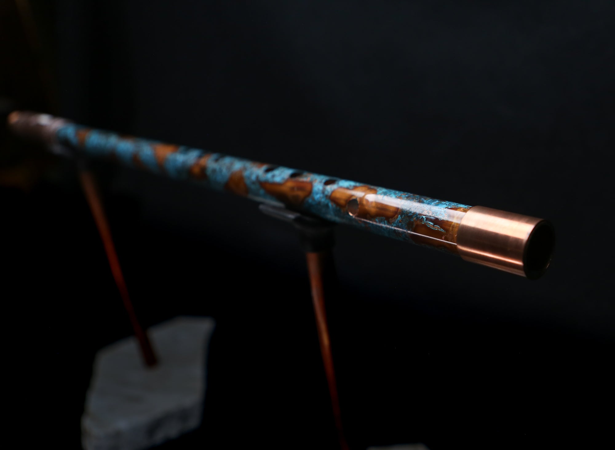Copper Flute #0076 in Arctic Burl | Low C
