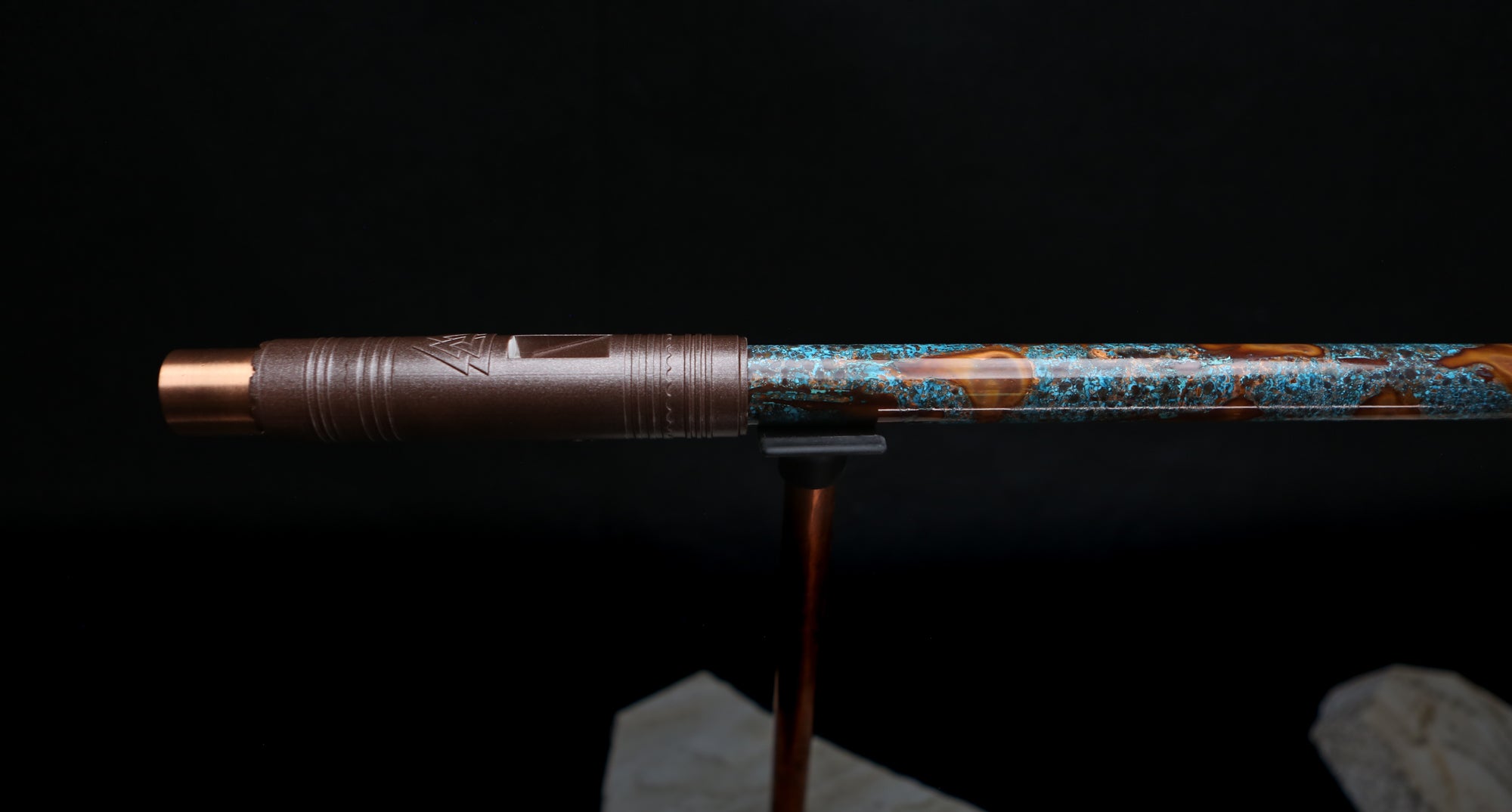 Copper Flute #0076 in Arctic Burl | Low C