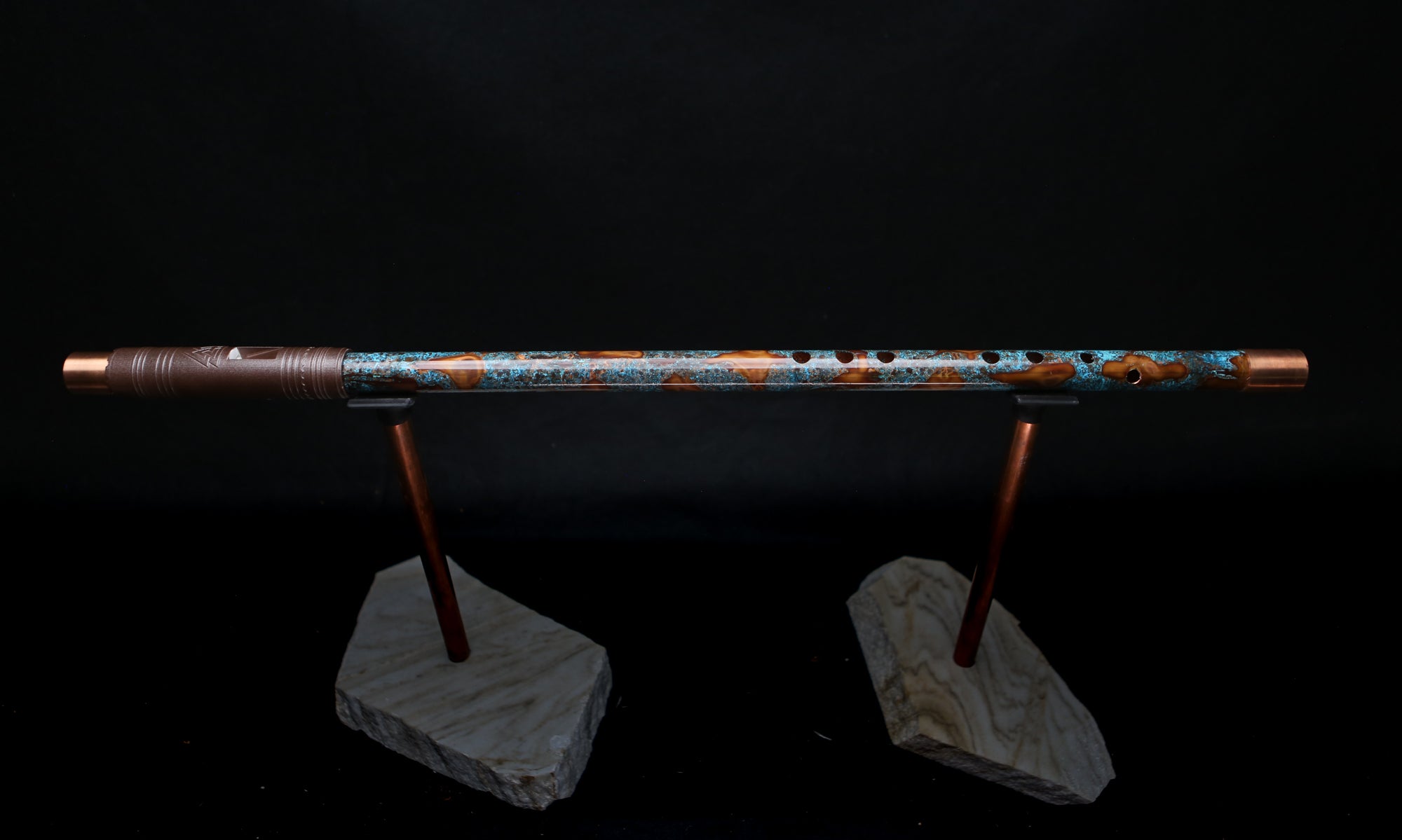 Copper Flute #0076 in Arctic Burl | Low C