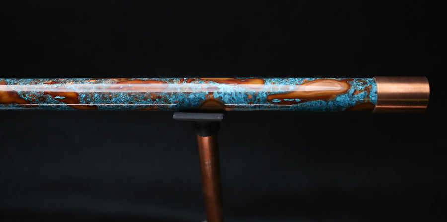 Copper Flute #0076 in Arctic Burl | Low C