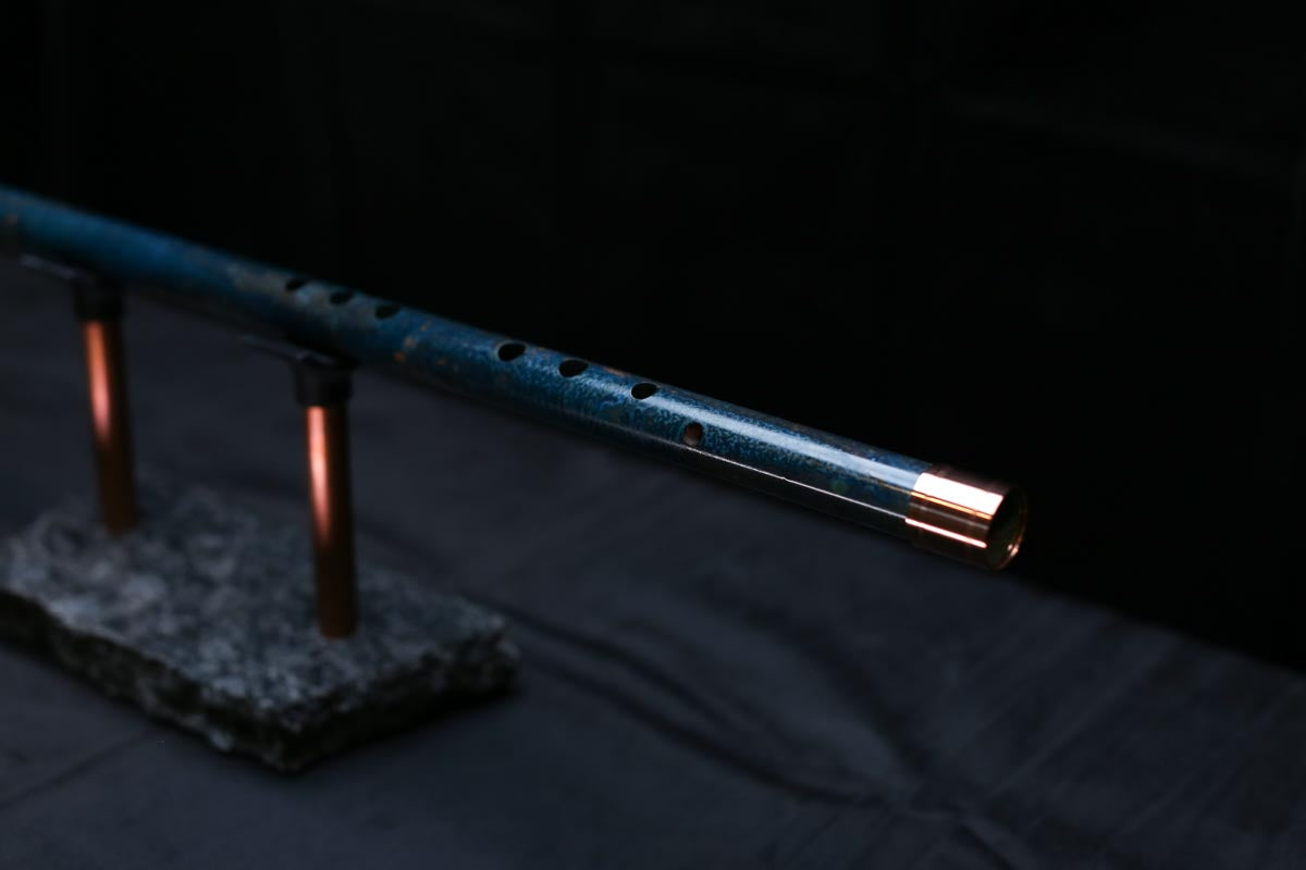 Copper Flute #0087 in Arctic Burl | Low C