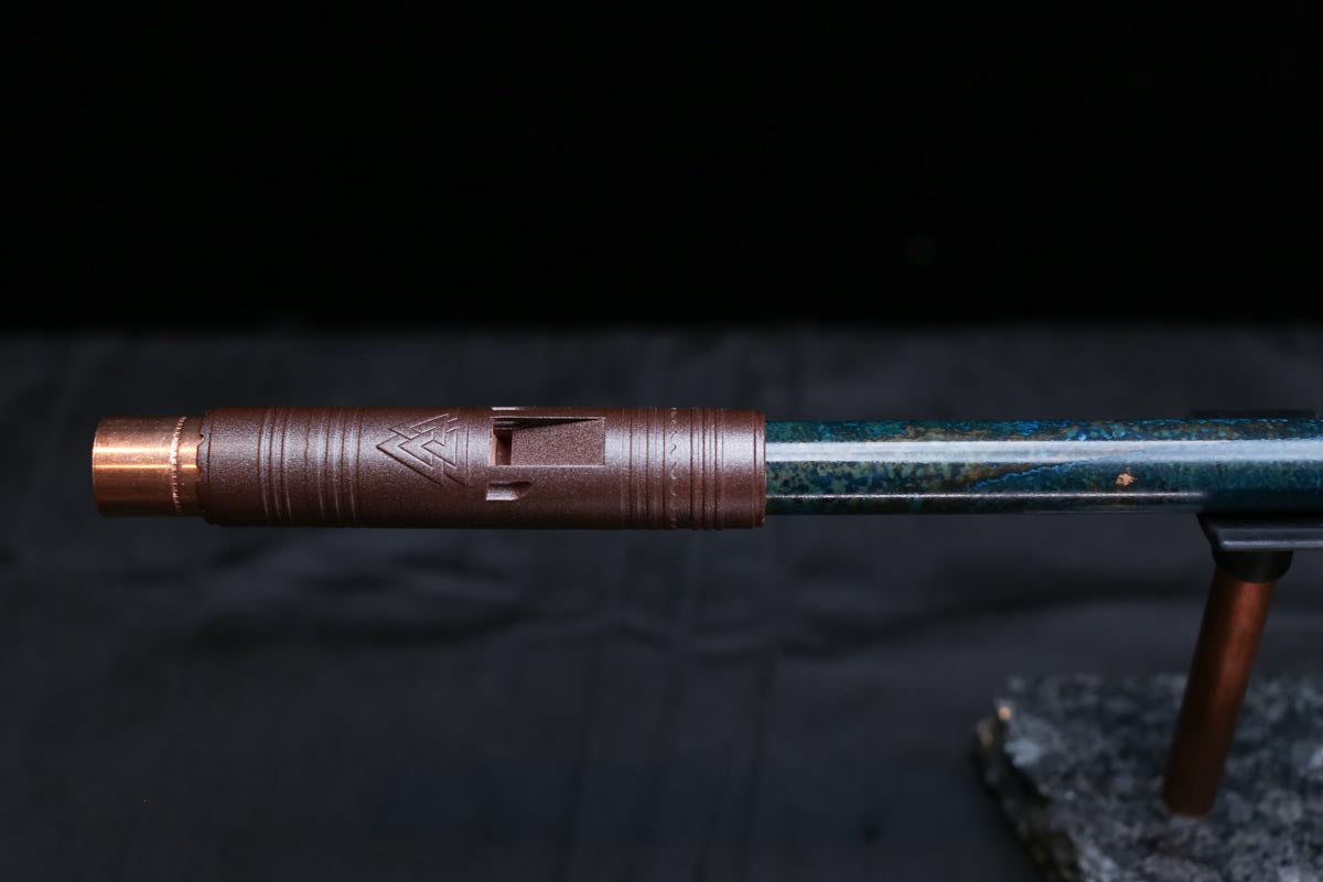 Copper Flute #0087 in Arctic Burl | Low C