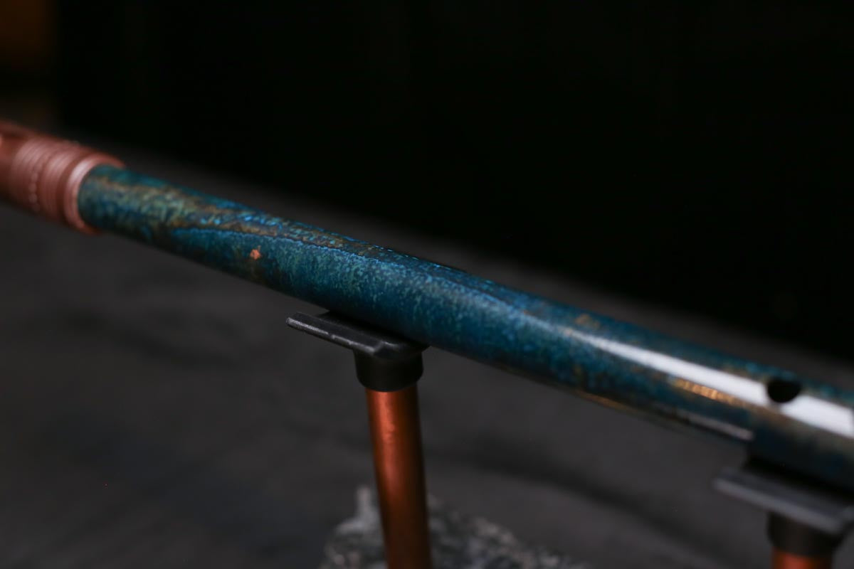 Copper Flute #0087 in Arctic Burl | Low C