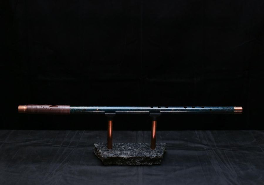 Copper Flute #0087 in Arctic Burl | Low C