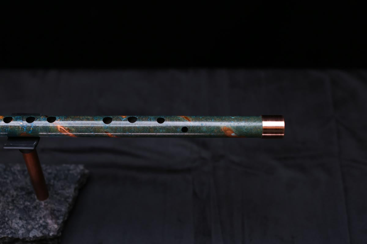 Copper Flute #0090 in Vendant Burl | Low C