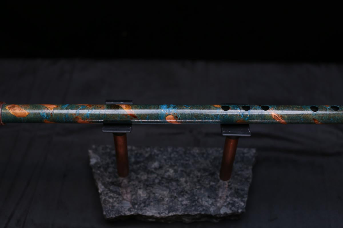 Copper Flute #0090 in Vendant Burl | Low C