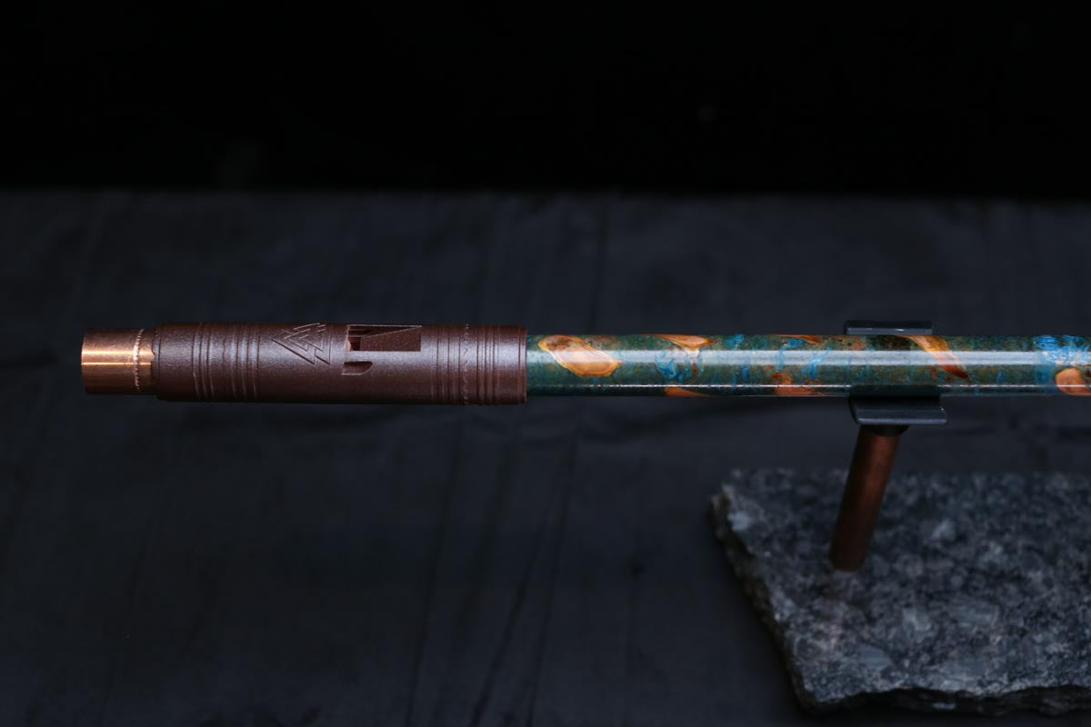 Copper Flute #0090 in Vendant Burl | Low C