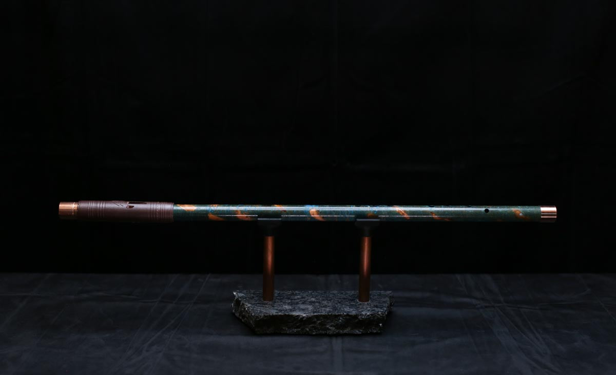 Copper Flute #0090 in Vendant Burl | Low C