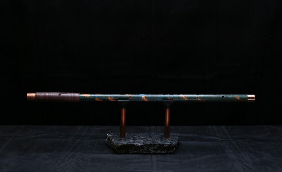 Copper Flute #0090 in Vendant Burl | Low C