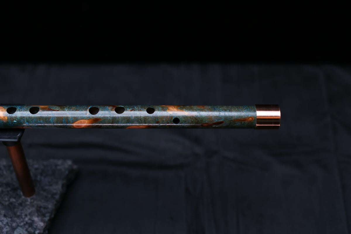 Copper Flute #0091 in Vendant Burl | Low C