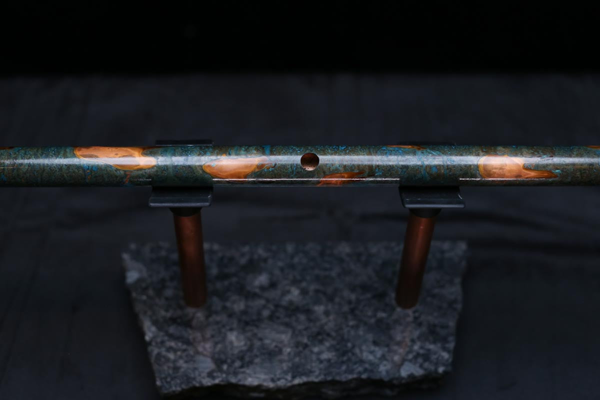 Copper Flute #0091 in Vendant Burl | Low C