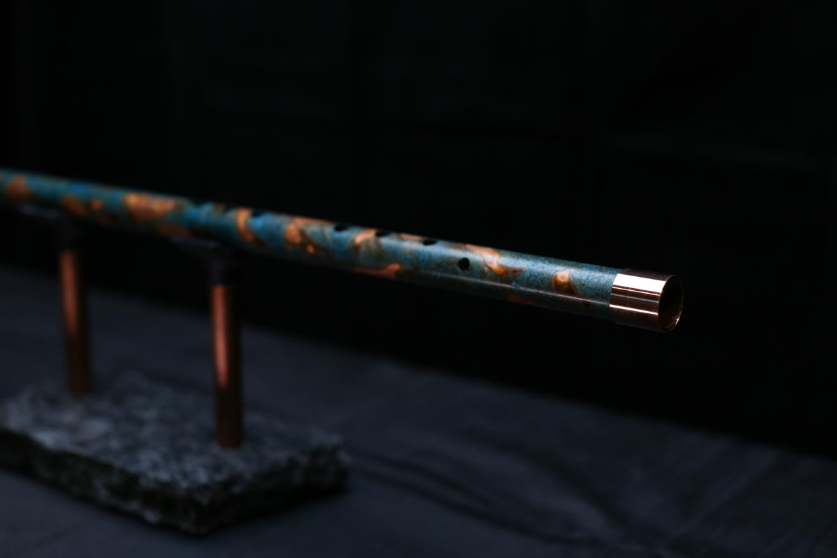 Copper Flute #0092 in Vendant Burl | Low C