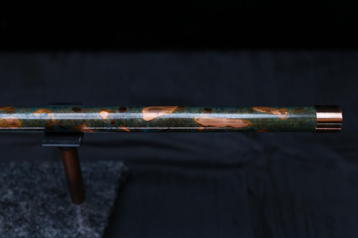 Copper Flute #0092 in Vendant Burl | Low C