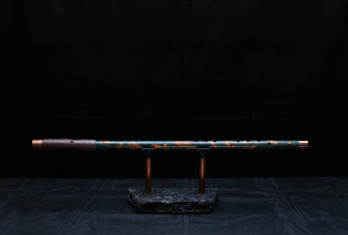 Copper Flute #0092 in Vendant Burl | Low C