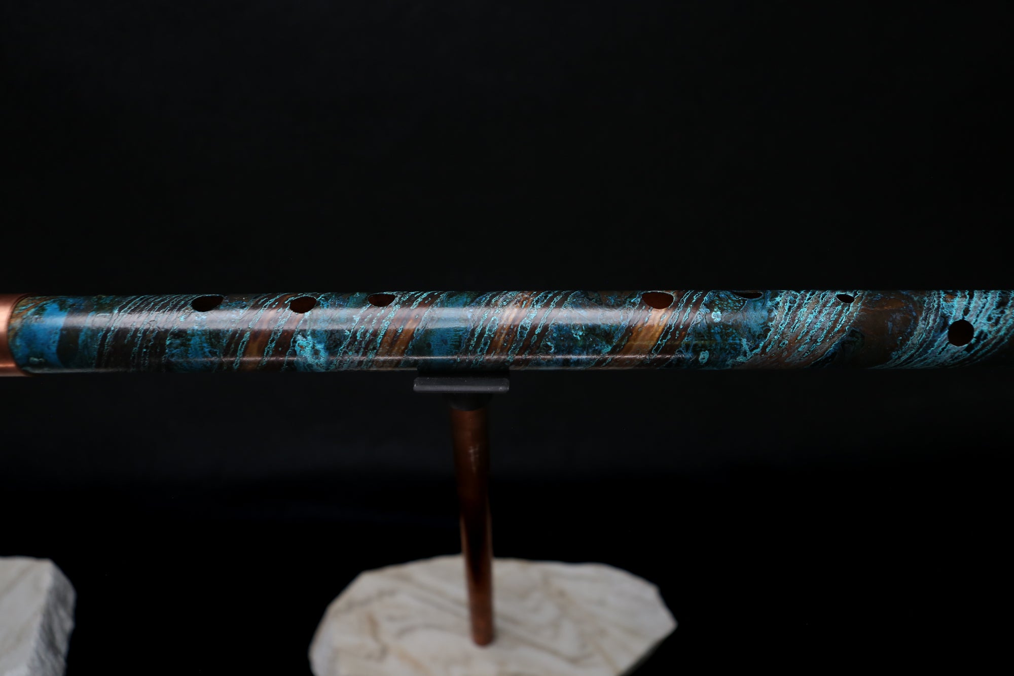 Copper Flute #BF0025 in Dark Ocean Storm  | Bass F