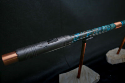 Copper Flute #BF0025 in Dark Ocean Storm  | Bass F