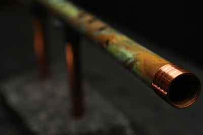 Copper Flute #0100 in Verde Marble | Low C
