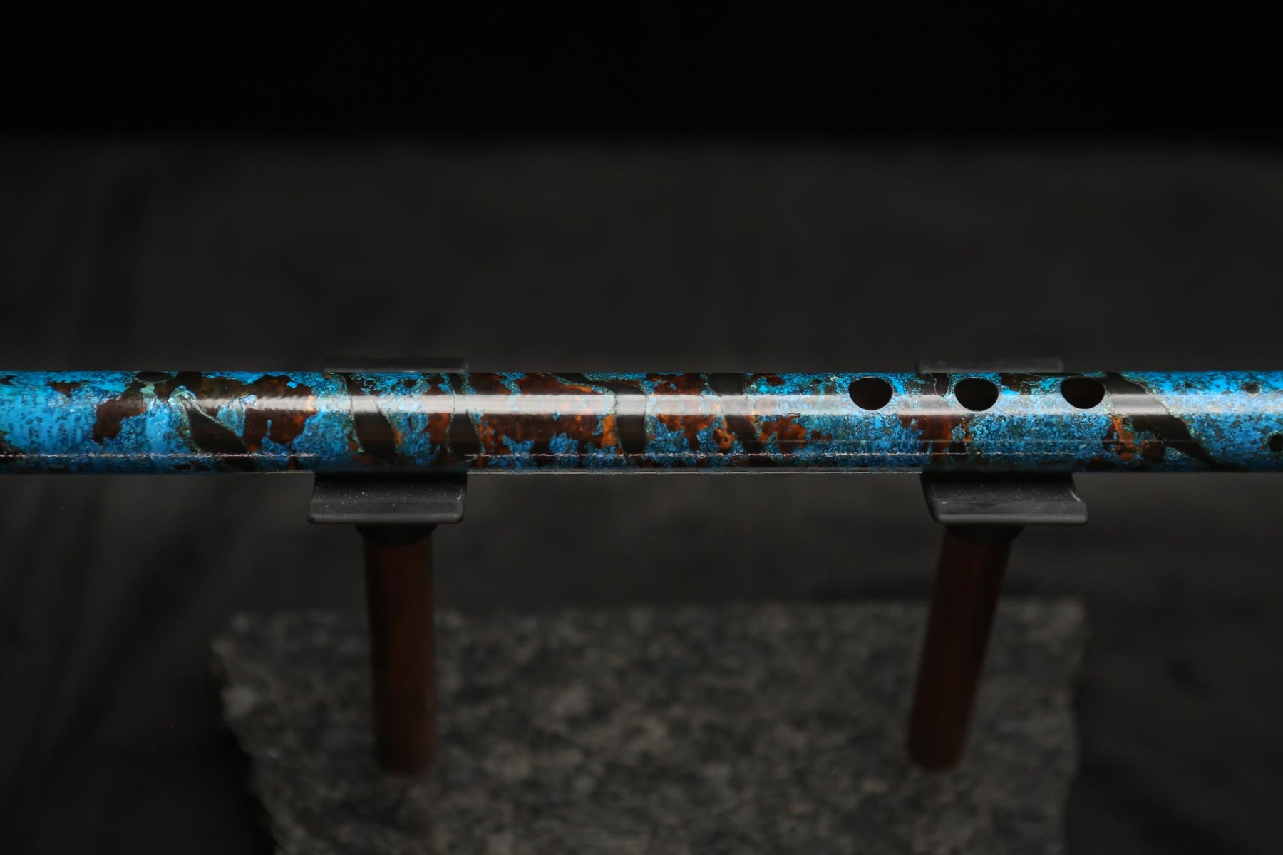Copper Flute #0101 in Arctic Tundra | Low C