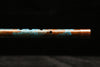 Copper Flute #0102 in Turquoise Ocean | Low C