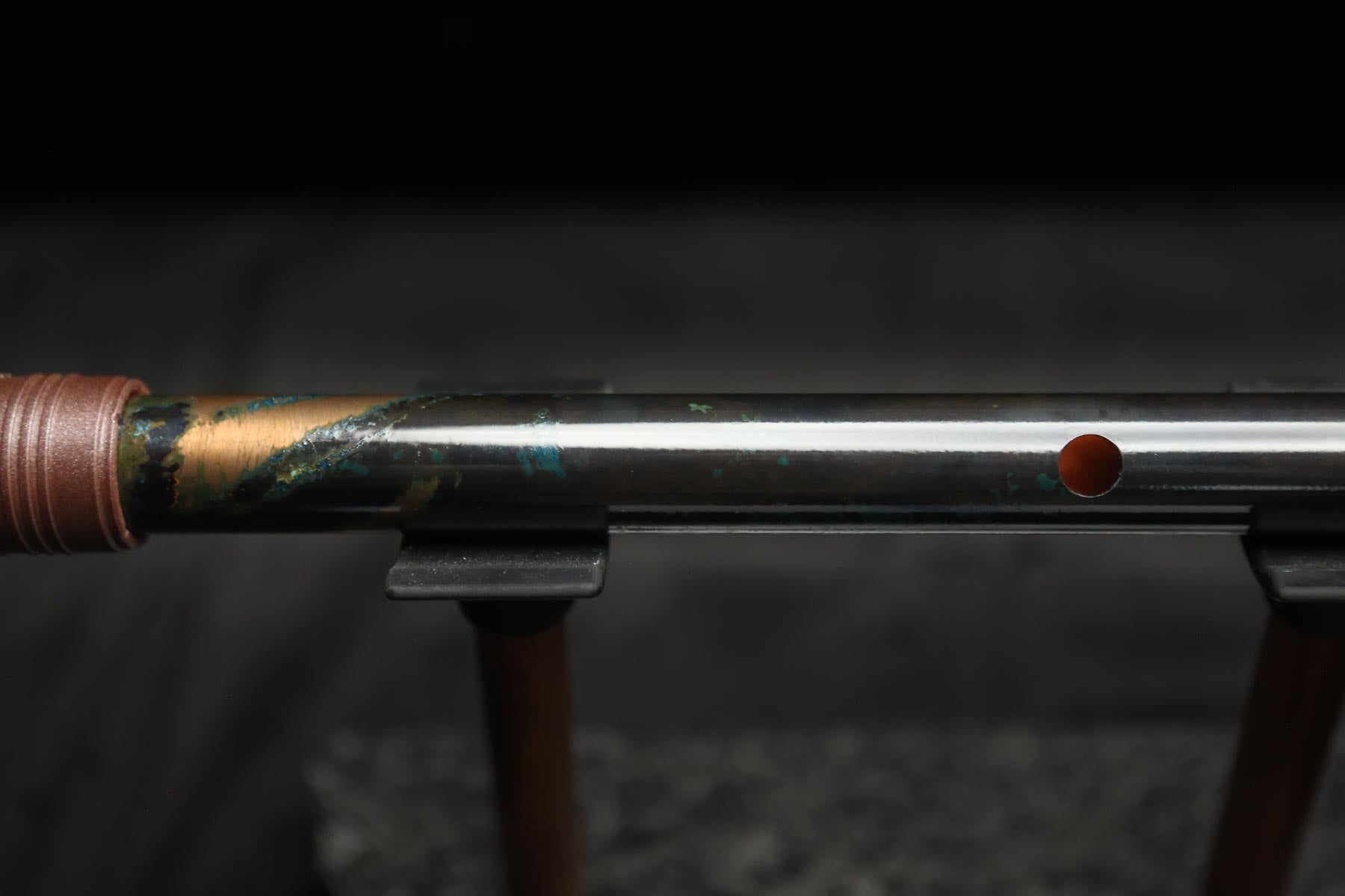 Copper Flute #LE0053 in Dark Ocean | Lullaby Edition