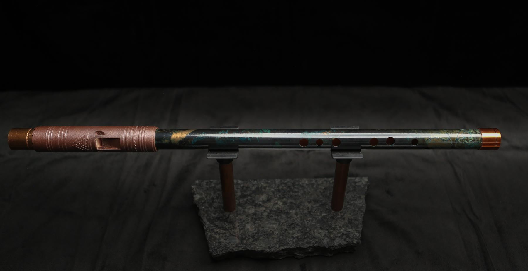 Copper Flute #LE0053 in Dark Ocean | Lullaby Edition