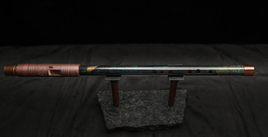 Copper Flute #LE0053 in Dark Ocean | Lullaby Edition