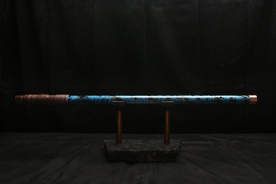 Copper Flute #0104 in Arctic Tundra Spiral | Low C