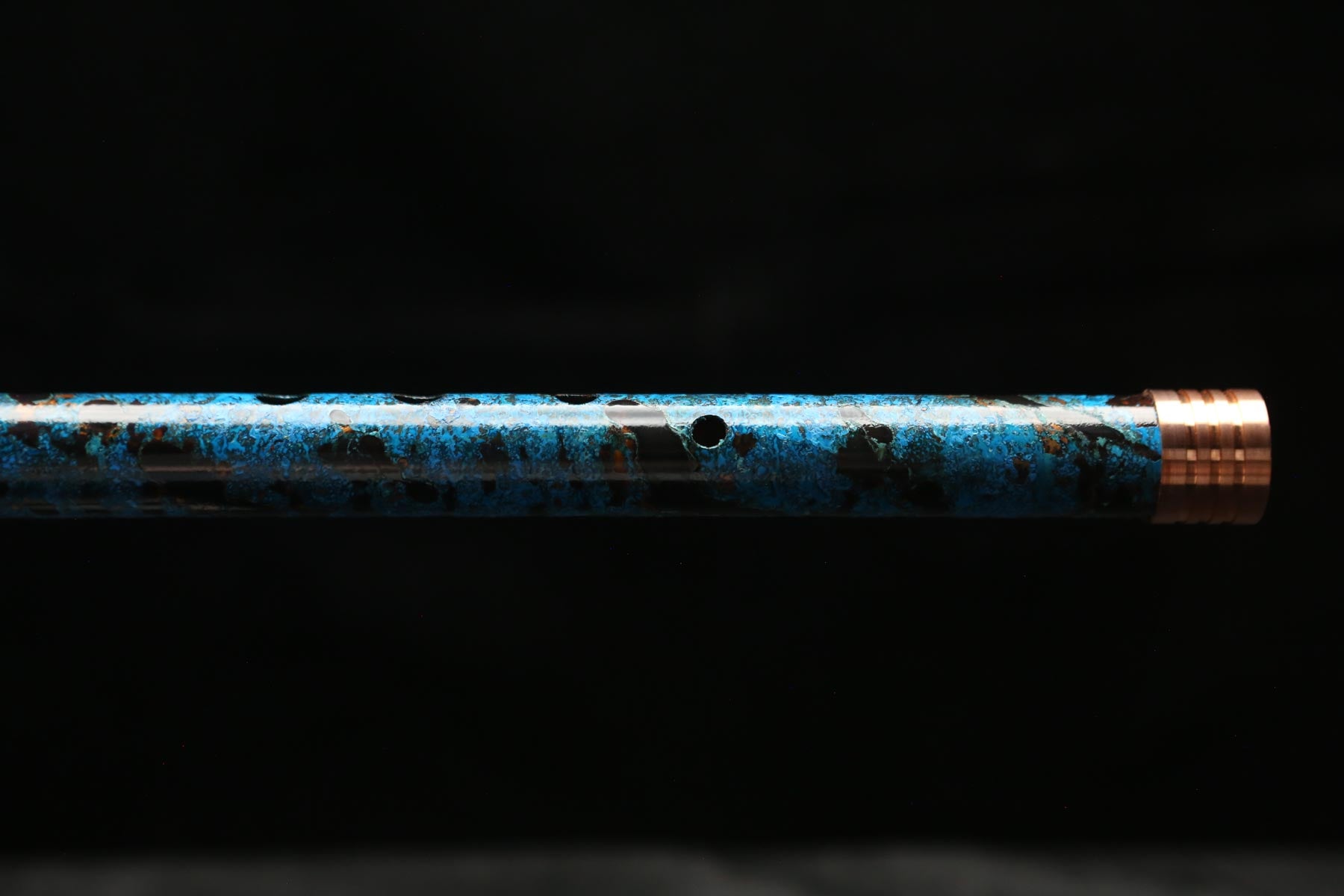 Copper Flute #0104 in Arctic Tundra Spiral | Low C