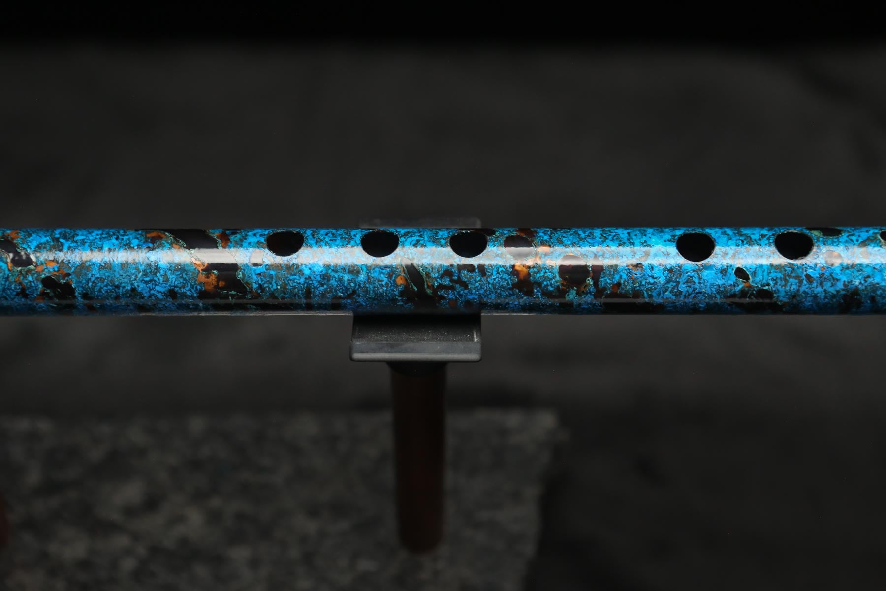 Copper Flute #0104 in Arctic Tundra Spiral | Low C