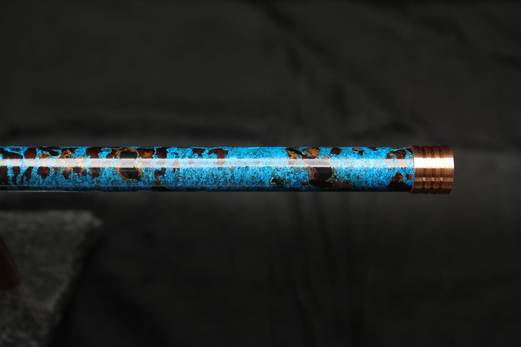 Copper Flute #0104 in Arctic Tundra Spiral | Low C