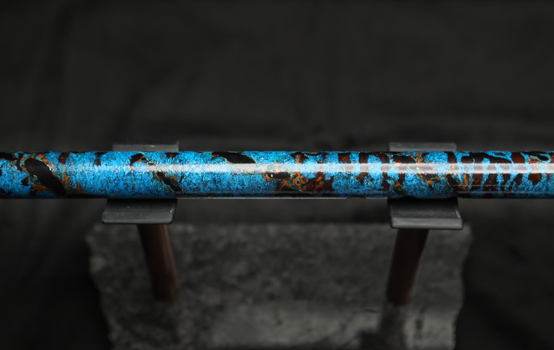 Copper Flute #0104 in Arctic Tundra Spiral | Low C