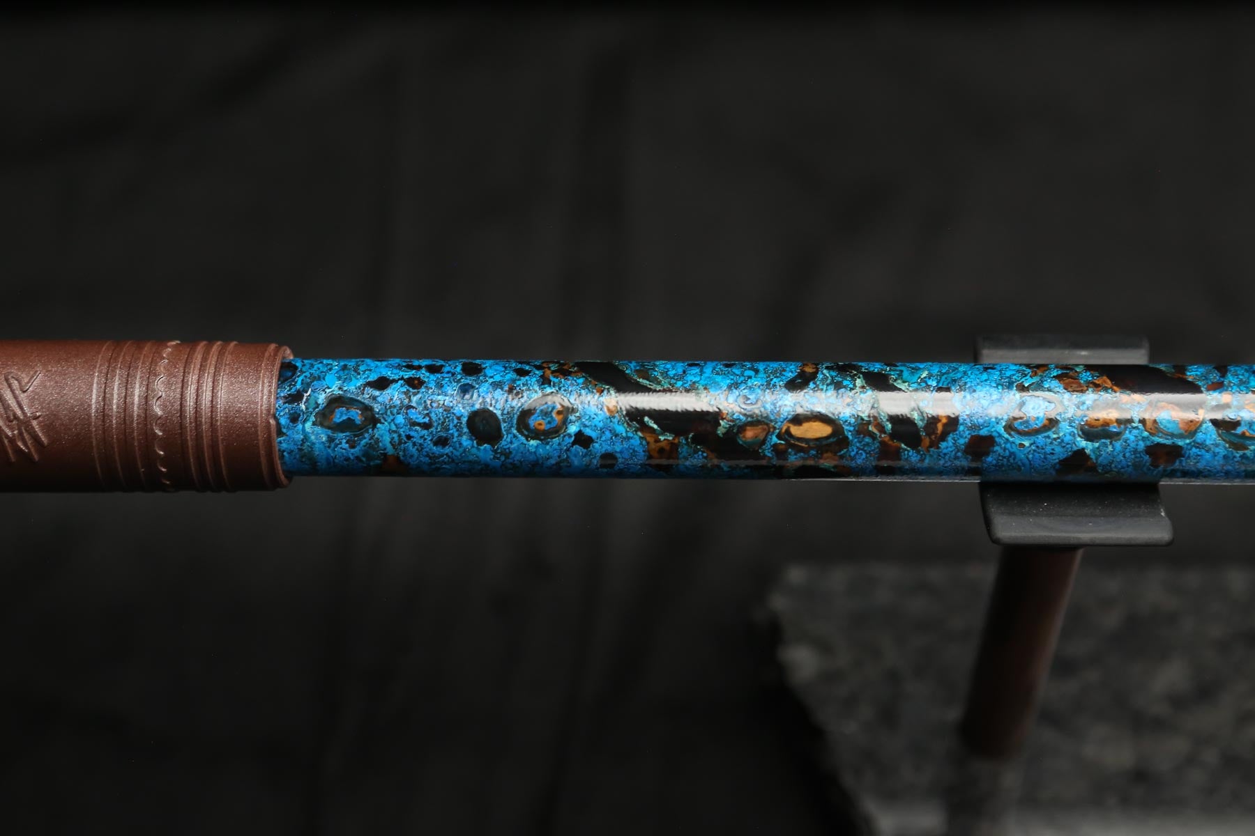 Copper Flute #0104 in Arctic Tundra Spiral | Low C