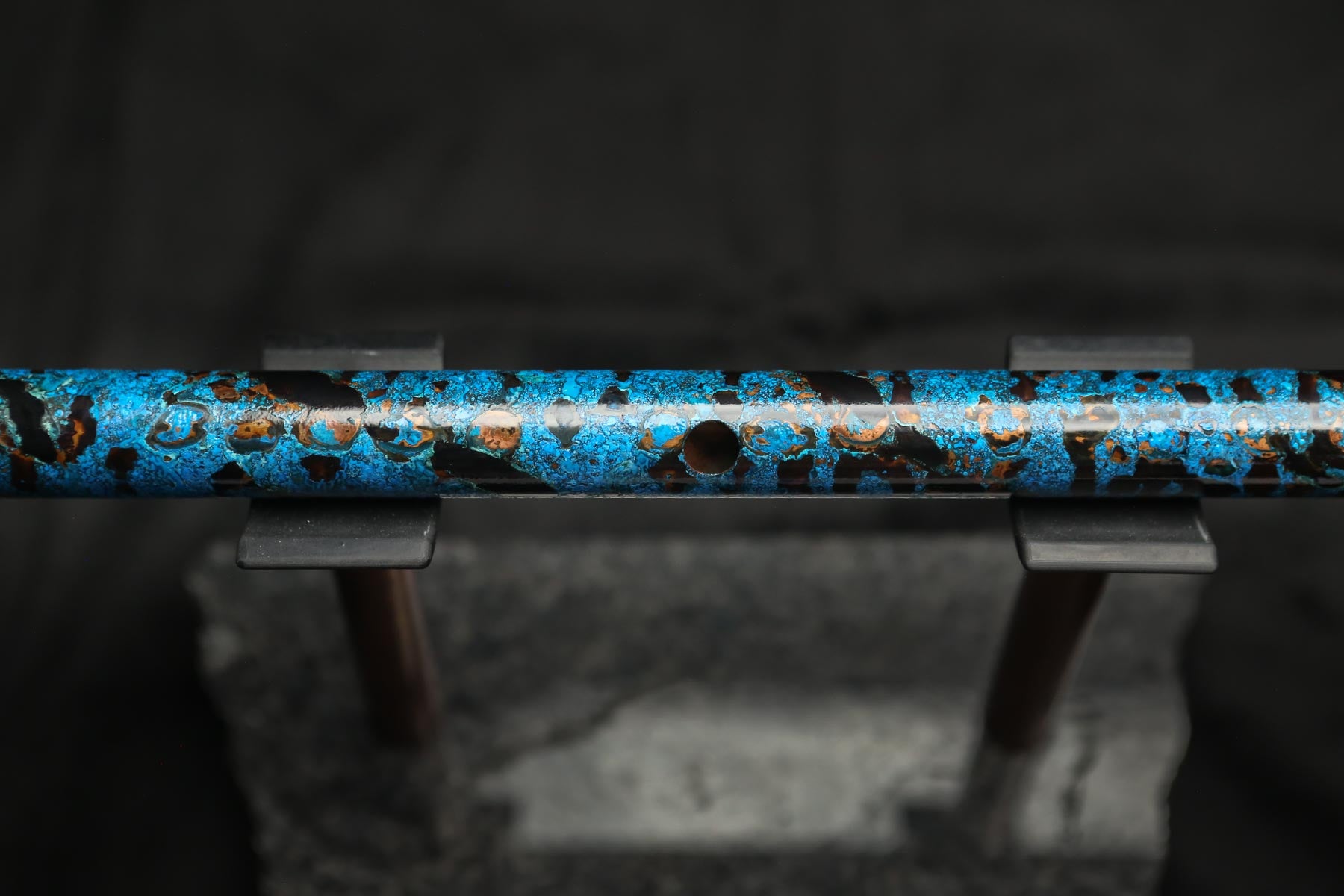 Copper Flute #0104 in Arctic Tundra Spiral | Low C