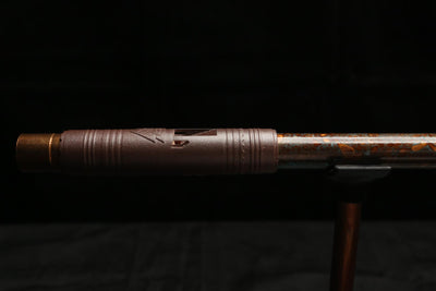 Copper Flute #LE0054 in Turquoise Copper Burl | Lullaby Edition